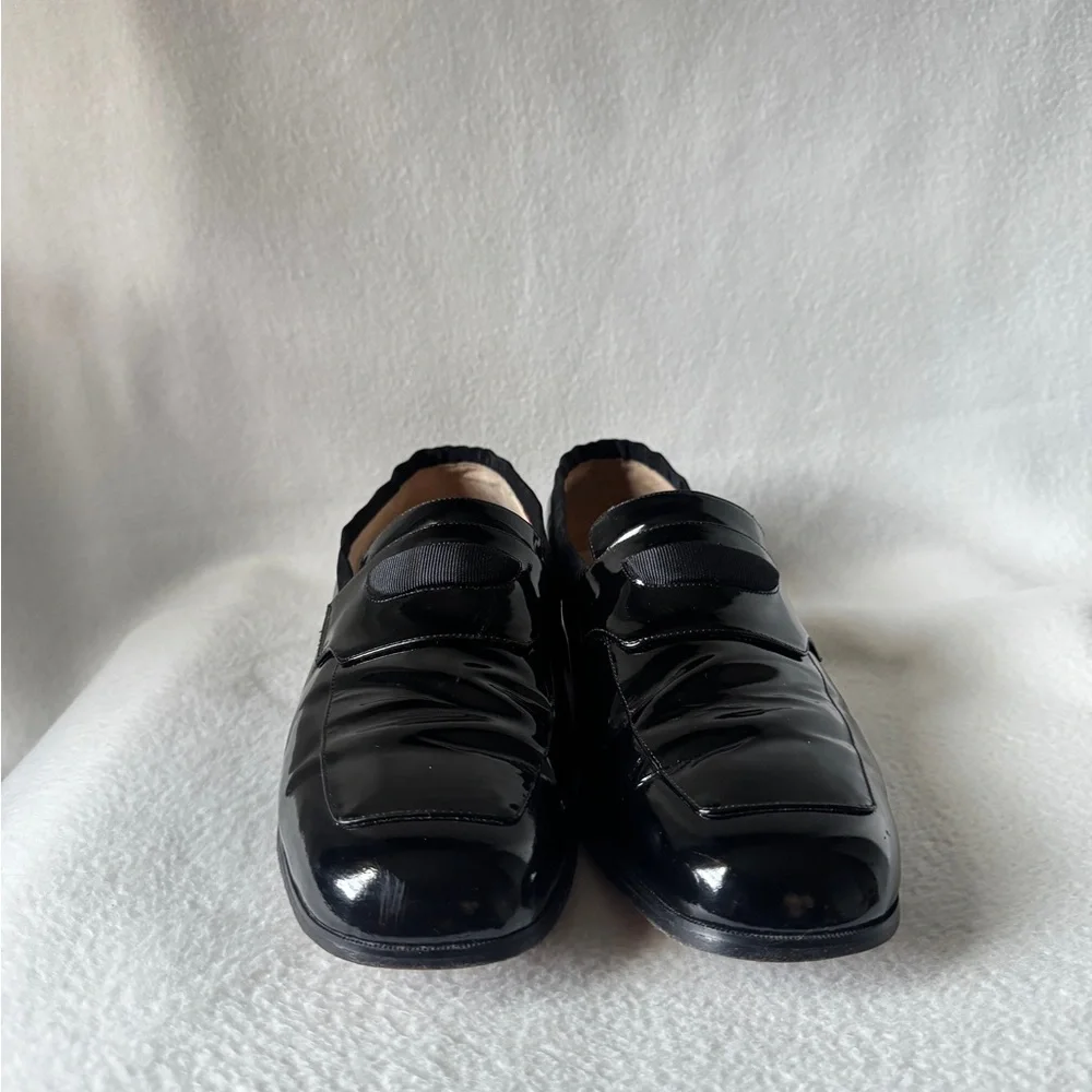 Andrew Fezza Size 10 1/2 Men’s Black Leather Dresss Shoes.